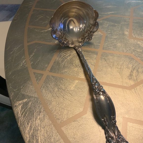 Punch Bowl 1903 Sterling Frontenac Oyster Repousse Ladle Simpson Hall & Mill… - Picture 6 of 9